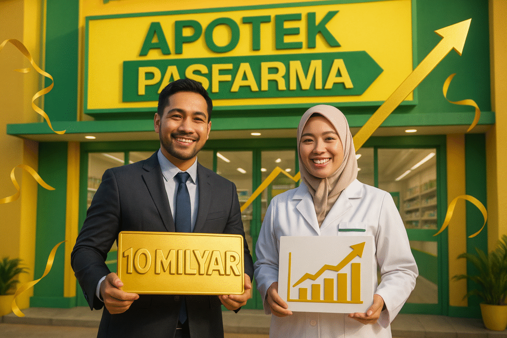Omzet Bisnis Apotek Pasfarma Tembus Rp10 Miliar: Bukti Kuat Bisnis Ini Tumbuh Stabil & Tahan Krisis